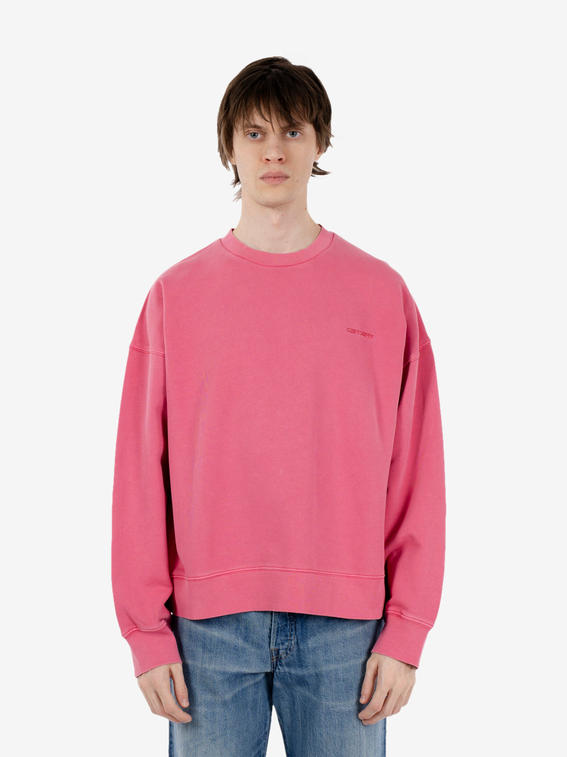 Benton sweat primrose garment dyed