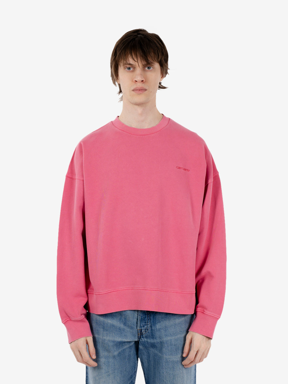 Benton sweat primrose garment dyed
