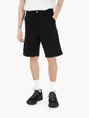 Carhartt WIP - Bermuda single knee nero