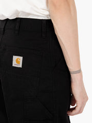 Carhartt WIP - Bermuda single knee nero