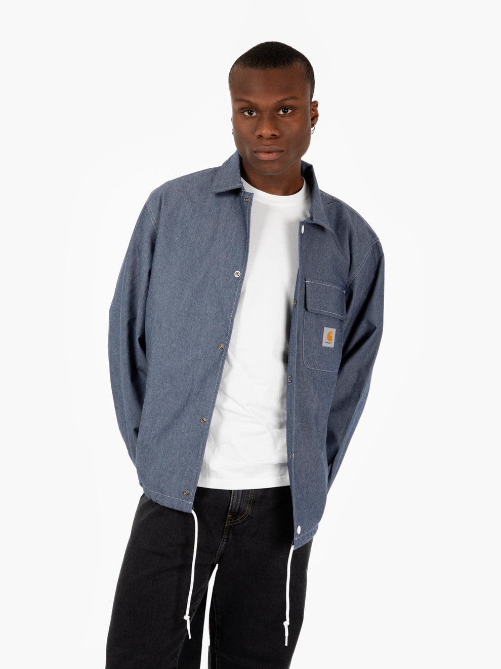 Carhartt WIP Blake coach jacket blue