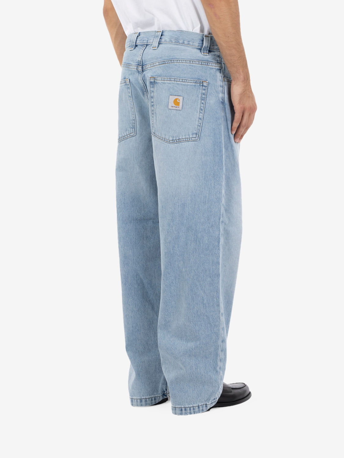 Brandon pant Blue - Heavy worn bleached
