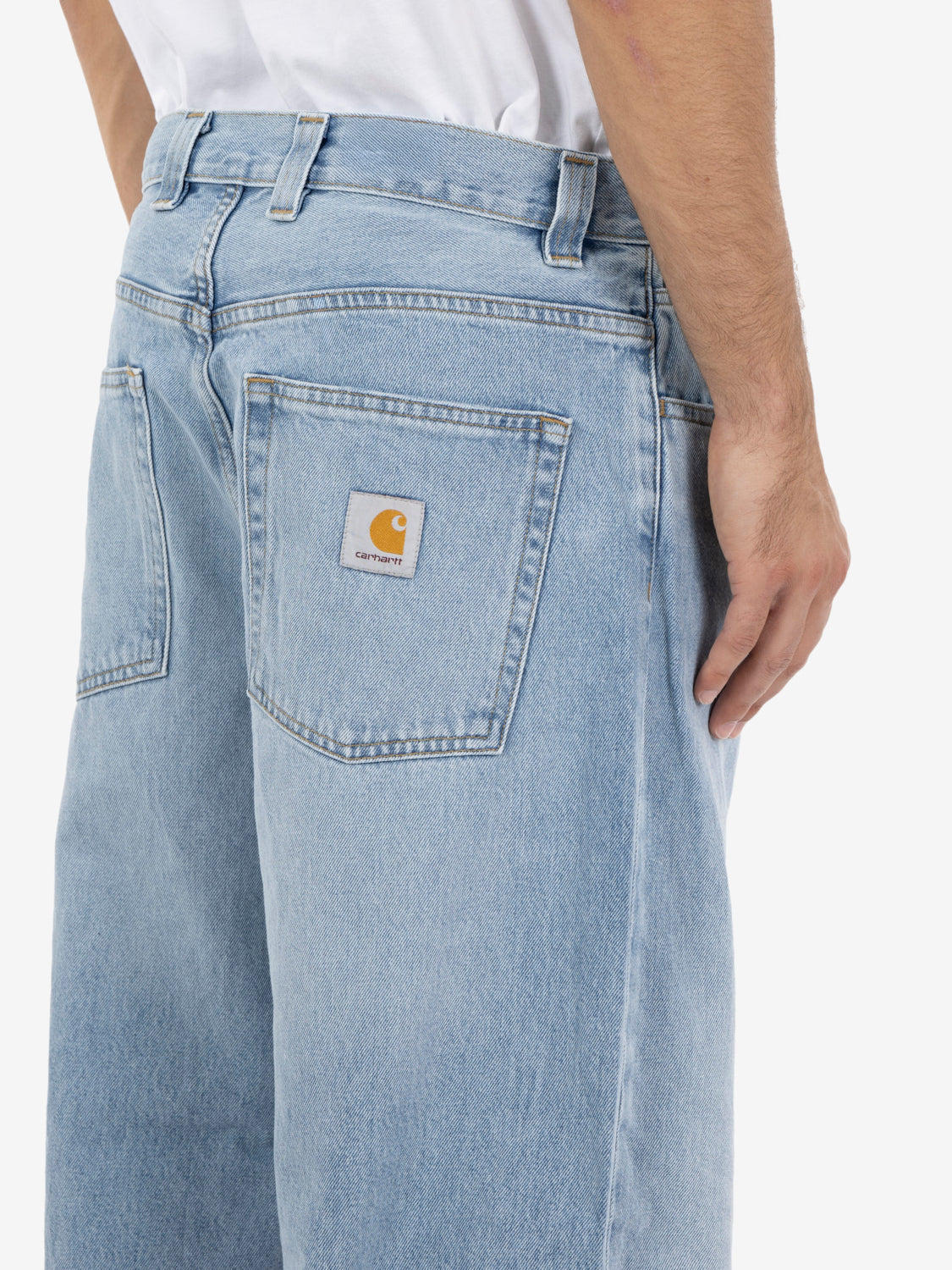 Brandon pant Blue - Heavy worn bleached