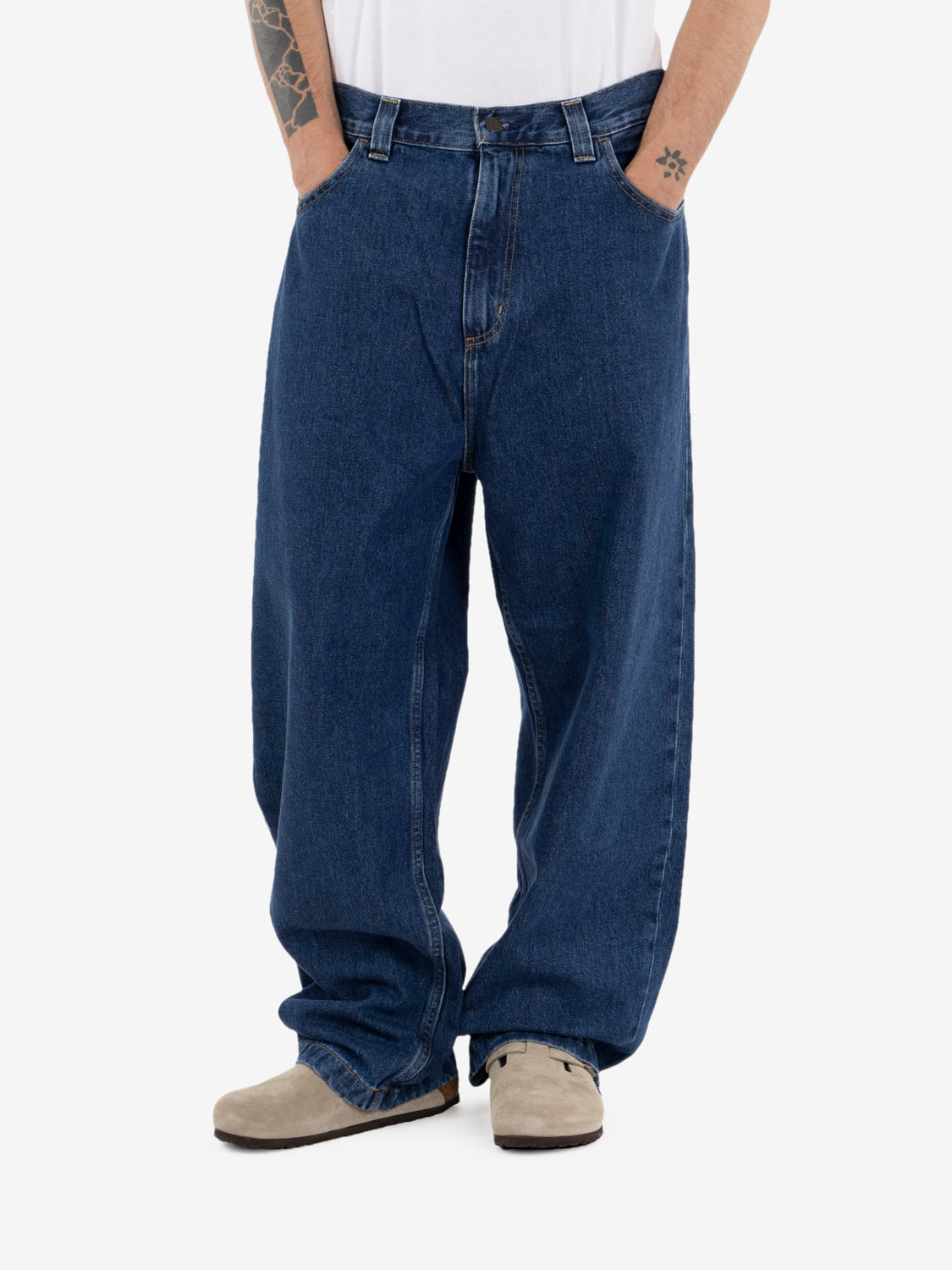 Brandon pant blue stone washed