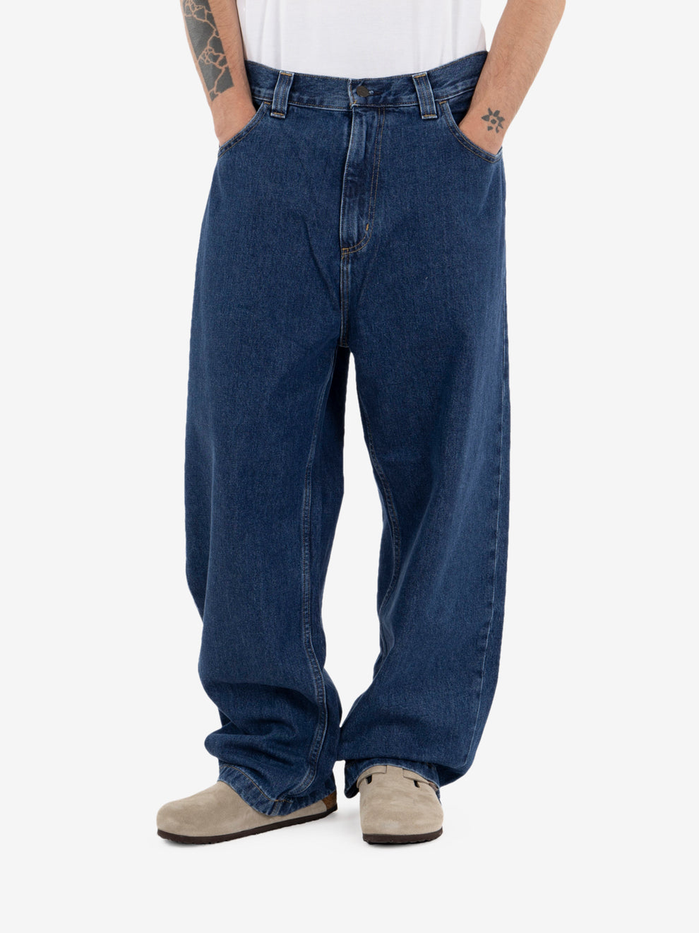 Brandon pant blue stone washed