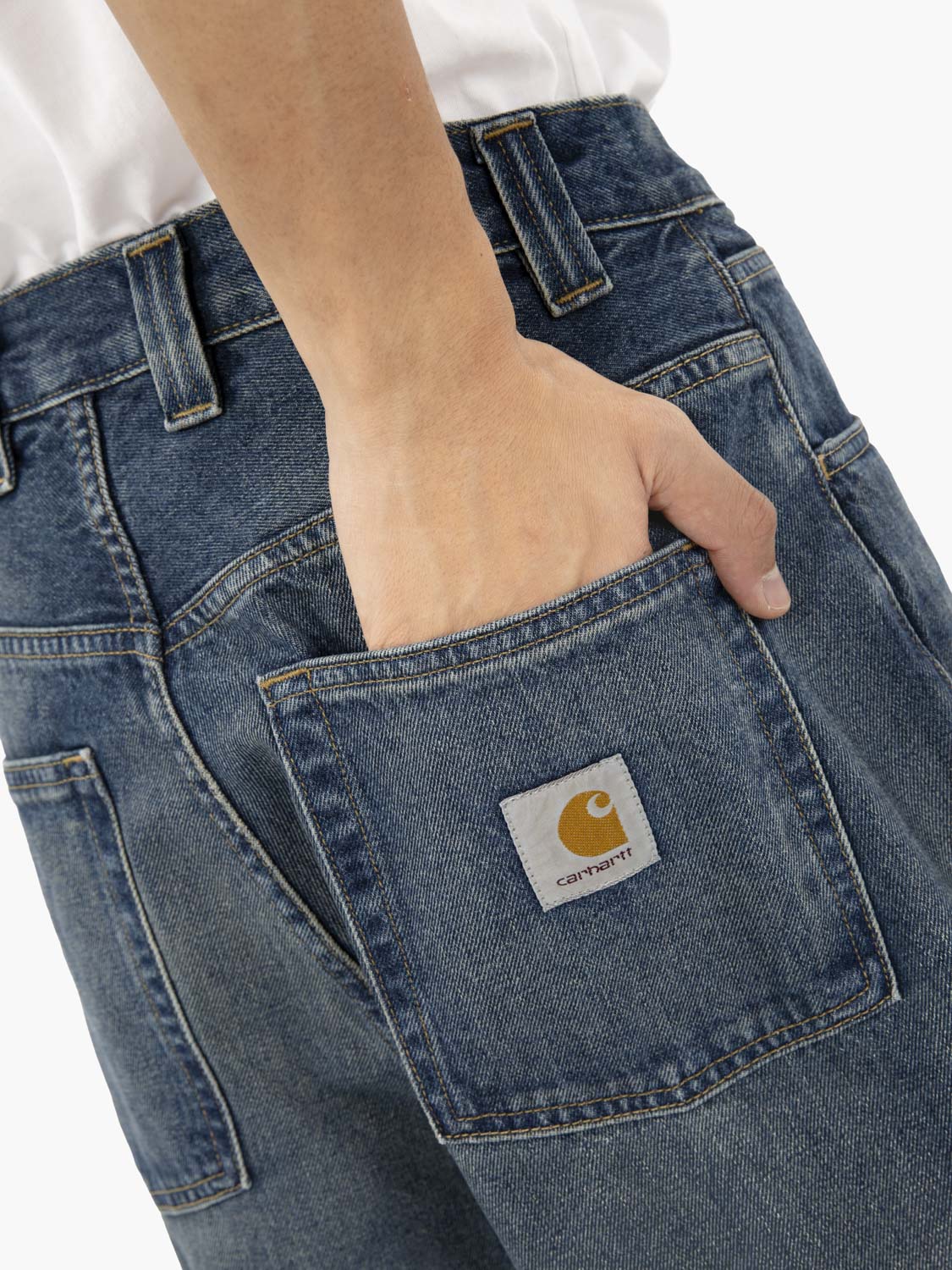 Brandon pant blue worn used wash