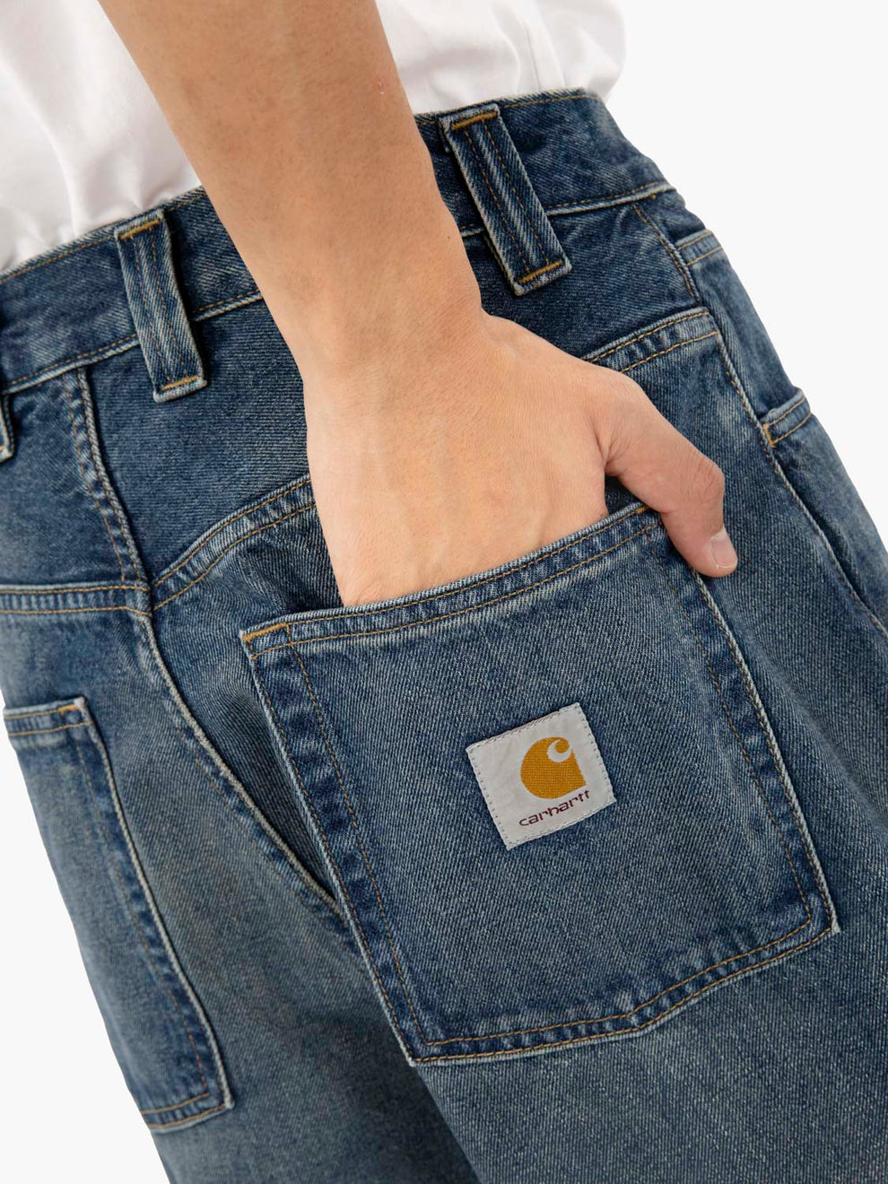 Brandon pant blue worn used wash