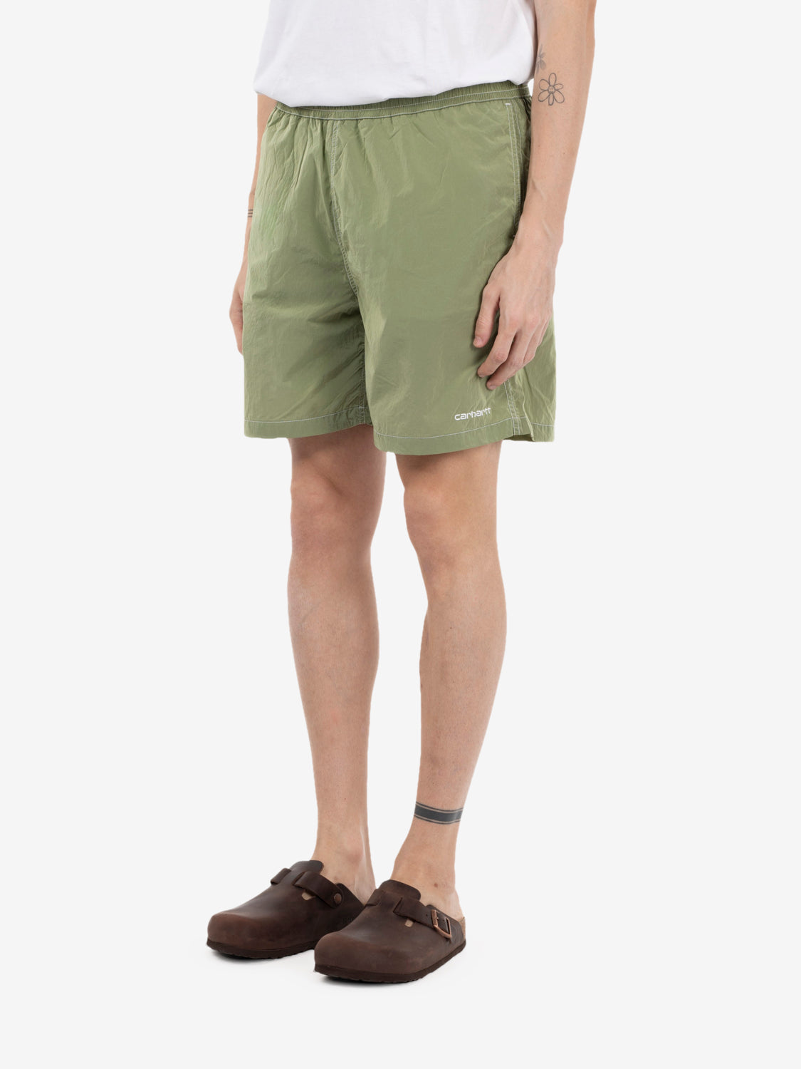 Canby Swim Trunks gentle green / white