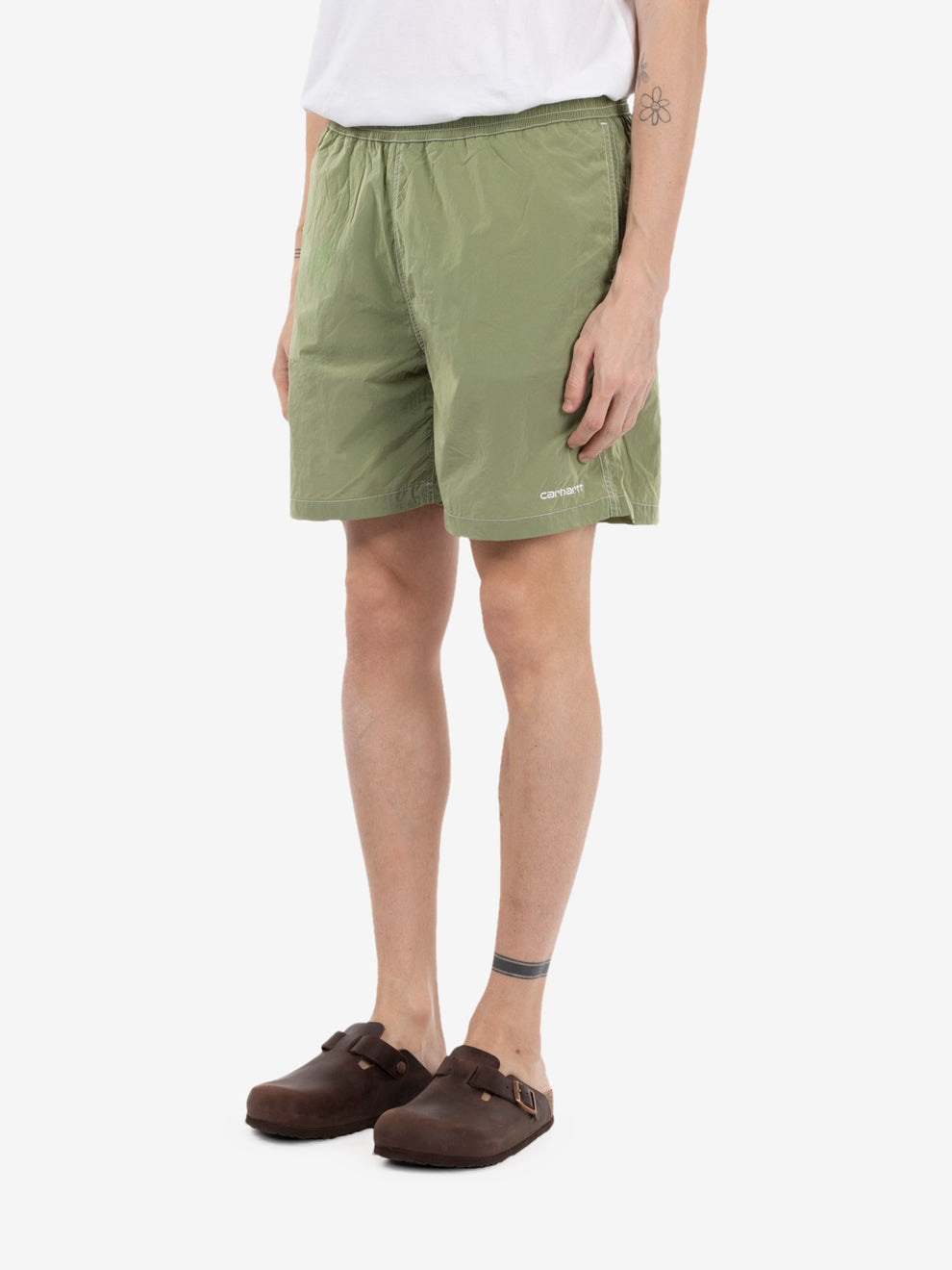 Canby Swim Trunks gentle green / white