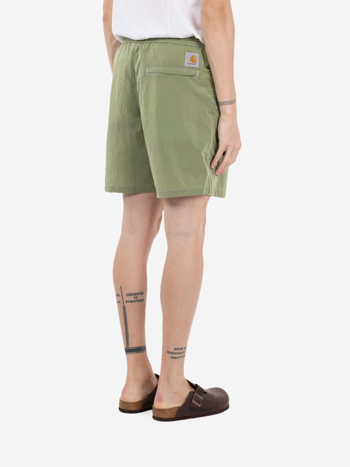 Canby Swim Trunks gentle green / white