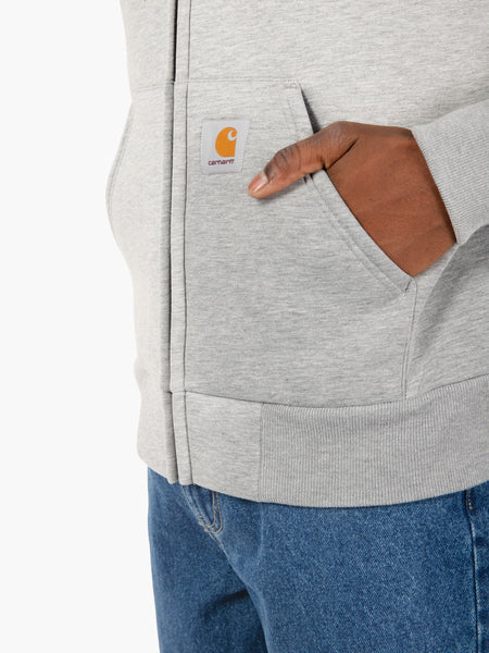 Car-Lux hooded jacket grey heather