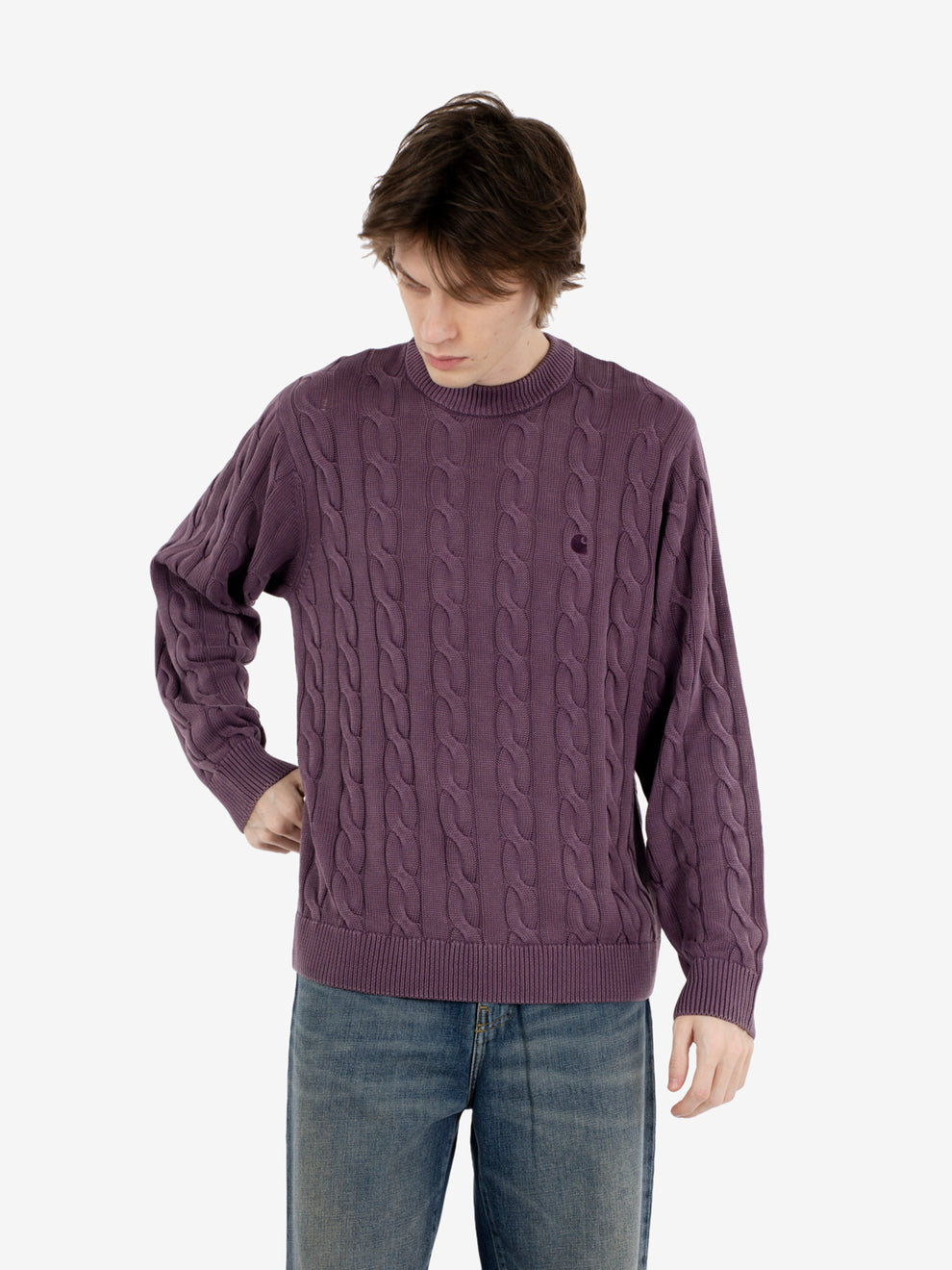 Carter Sweater Cozy Purple