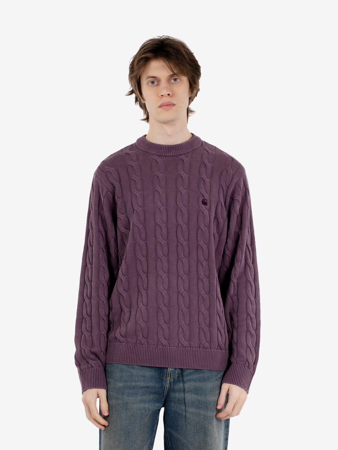 Carter Sweater Cozy Purple