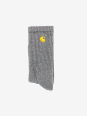 Carhartt WIP - Chase socks dark grey heather / gold