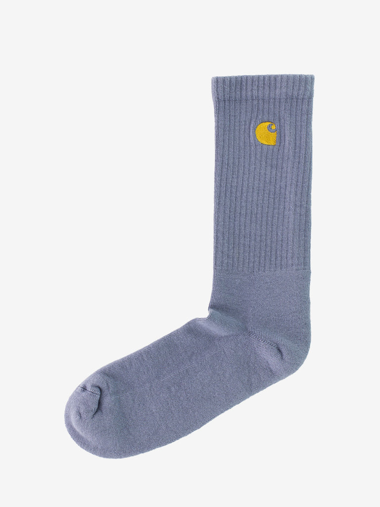 Carhartt WIP - Chase Socks Frosted Blue / Gold