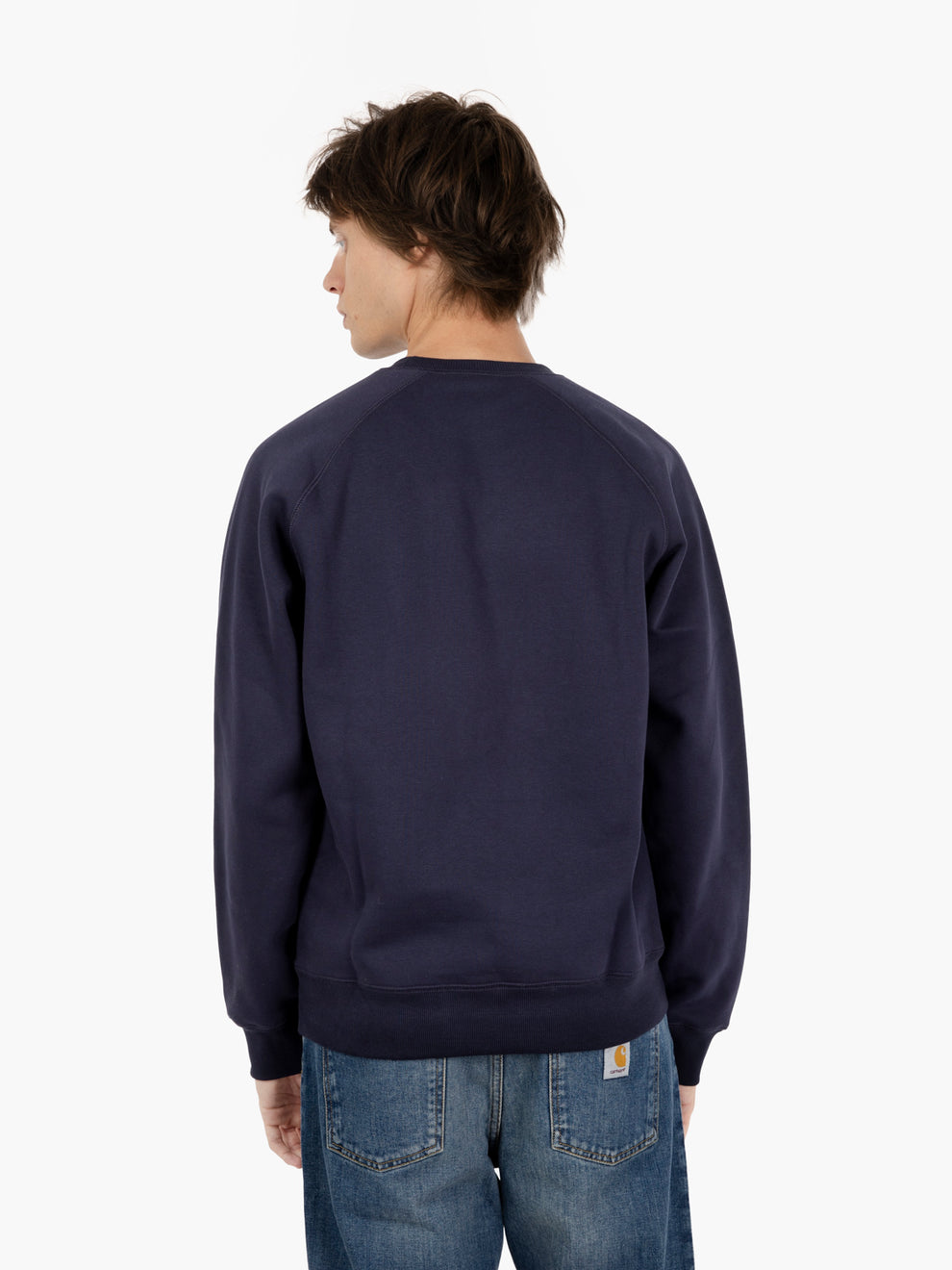 Chase sweat dark navy / gold