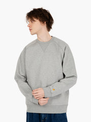 Carhartt WIP - Chase sweat grey heather / gold