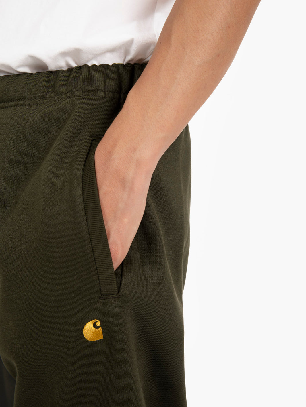 Chase sweat pant olive / gold