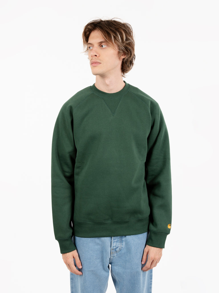 Carhartt WIP - Chase Sweat Sycamore Tree / Gold