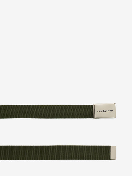 Clip belt chrome office green