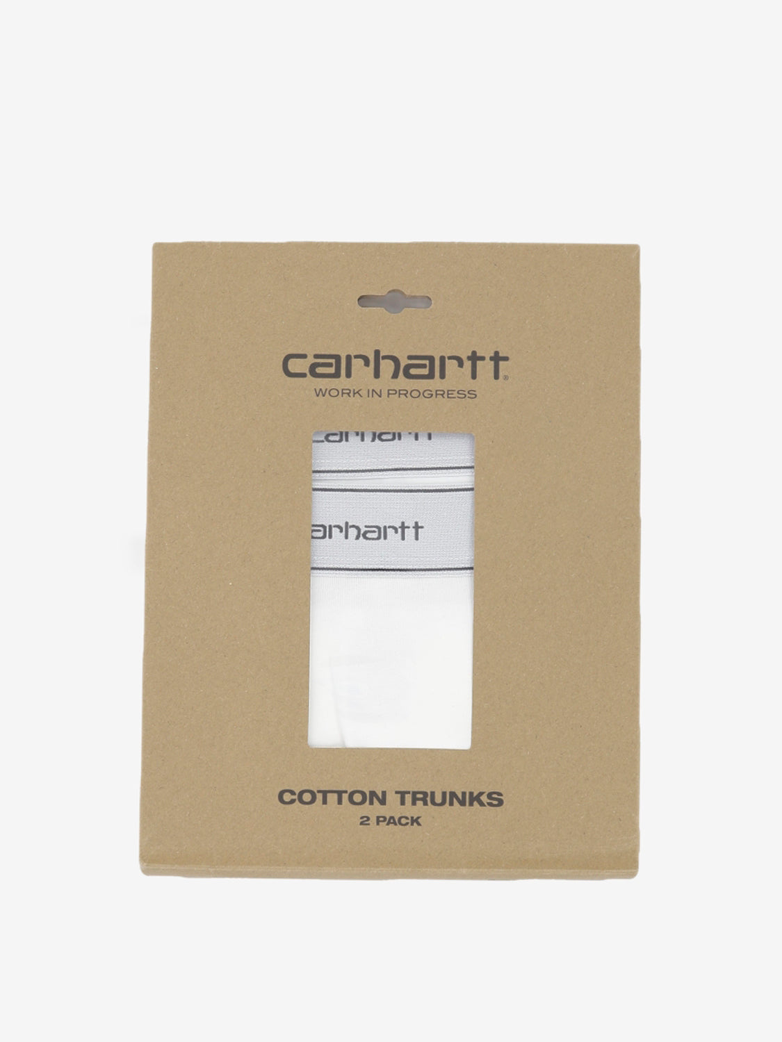 Cotton trunks double pack black