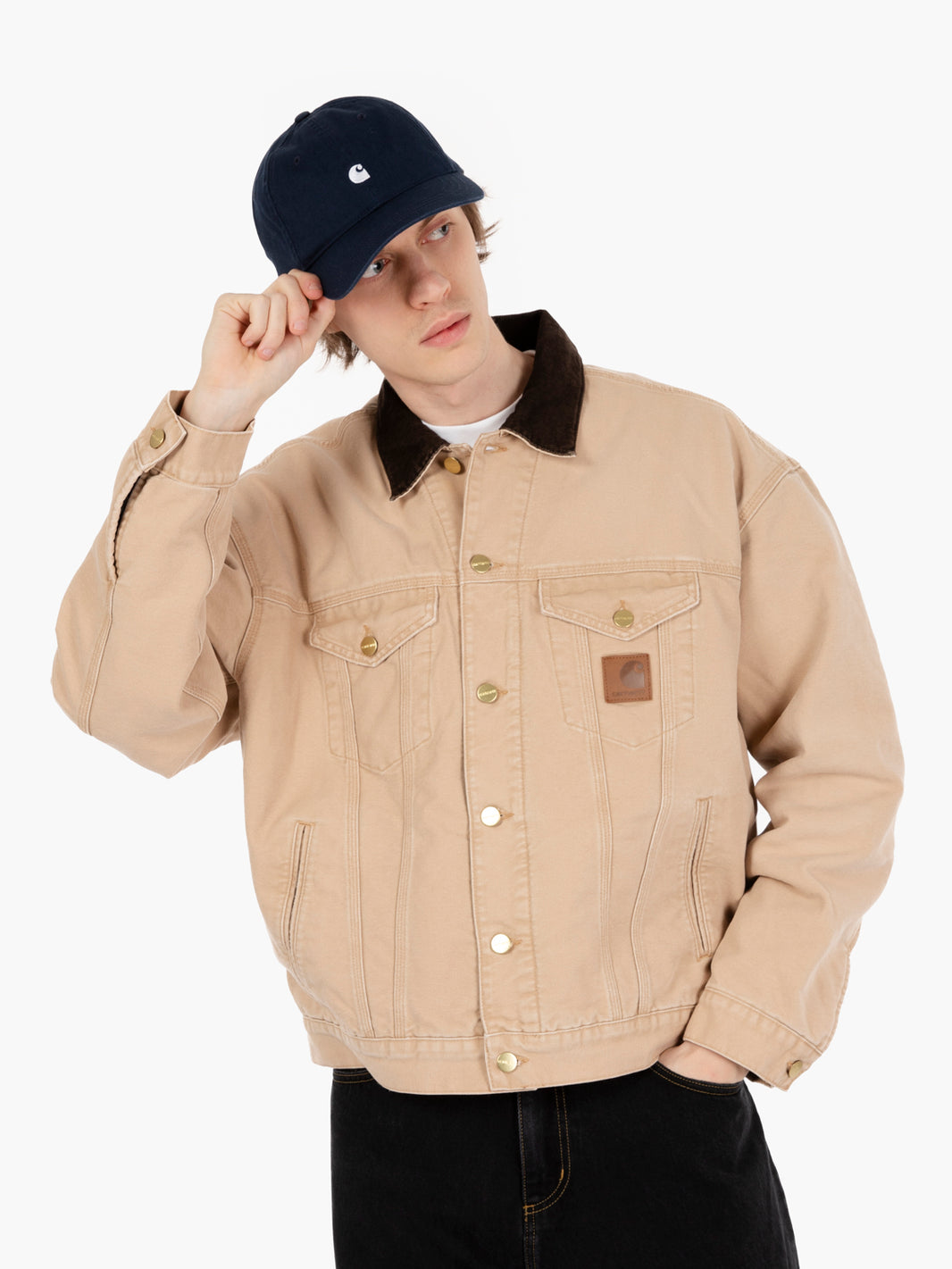 Dayton trucker jacket dusty brown / tobacco