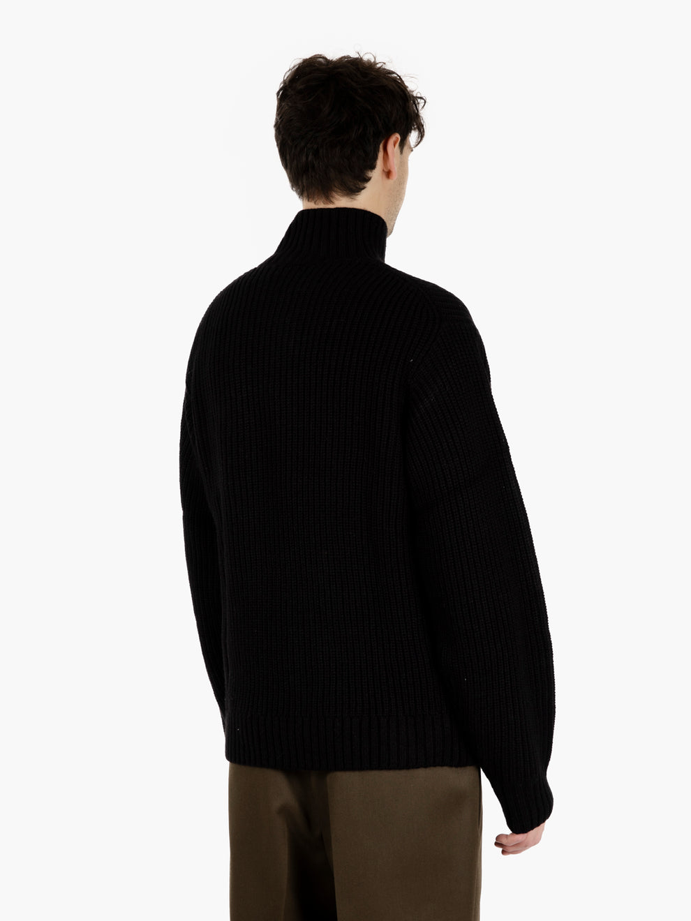 Detroit half zip sweater black 