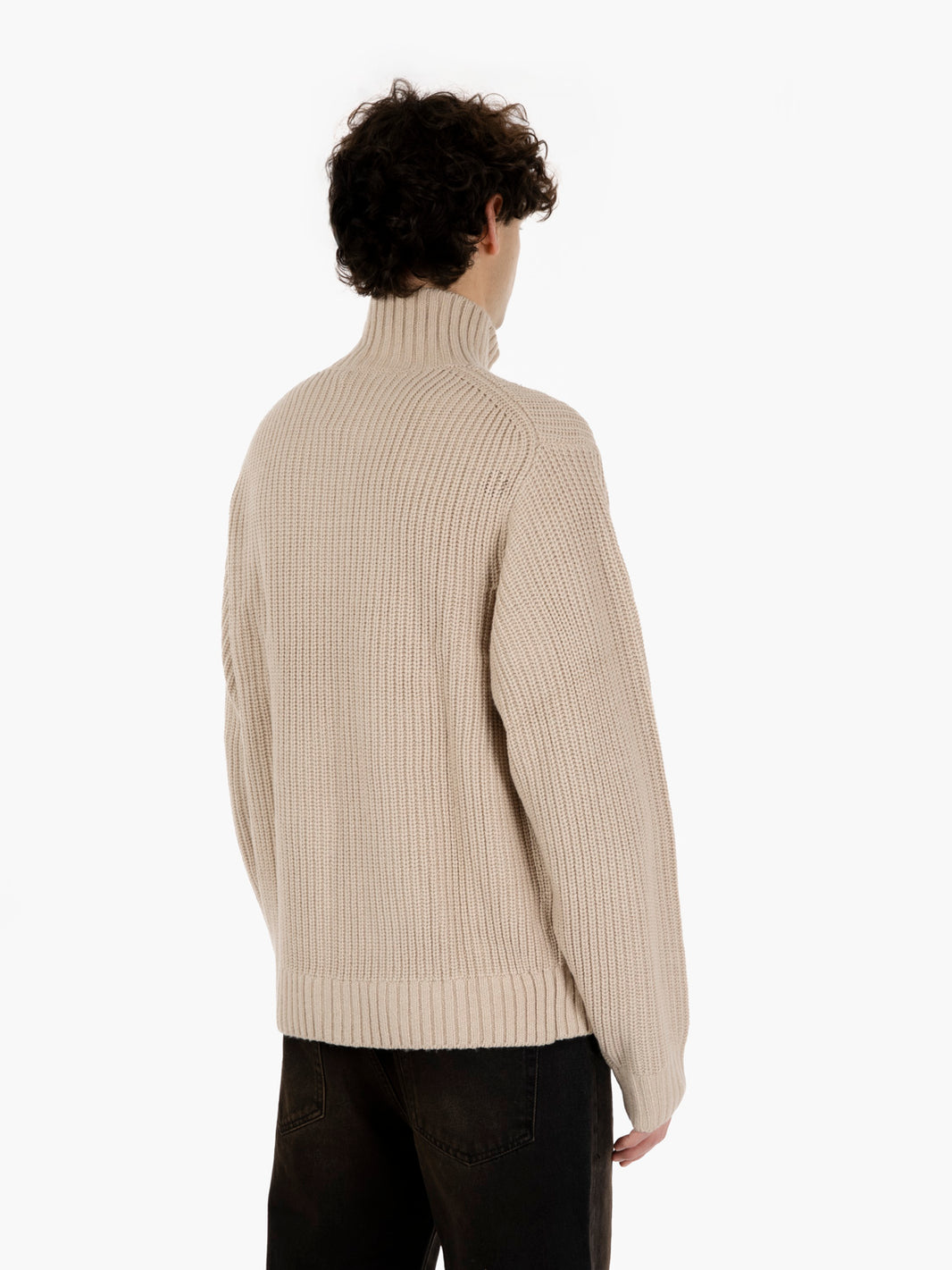 Detroit half zip sweater fleur de sel