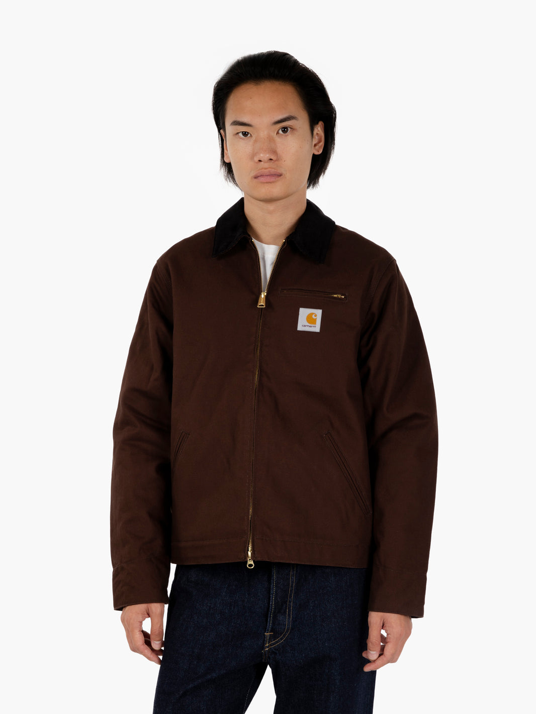 Detroit jacket black / tobacco