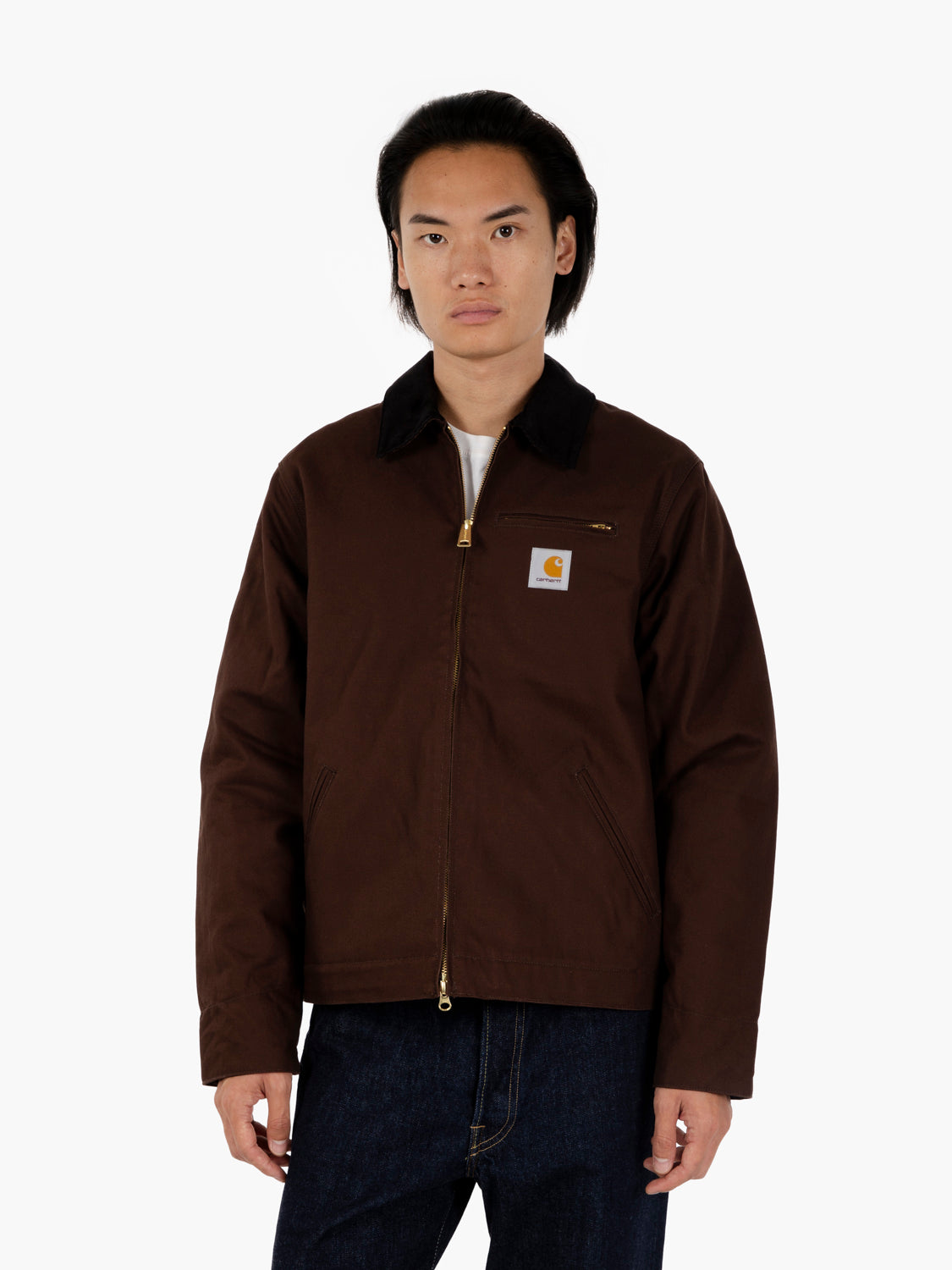 Detroit jacket black / tobacco