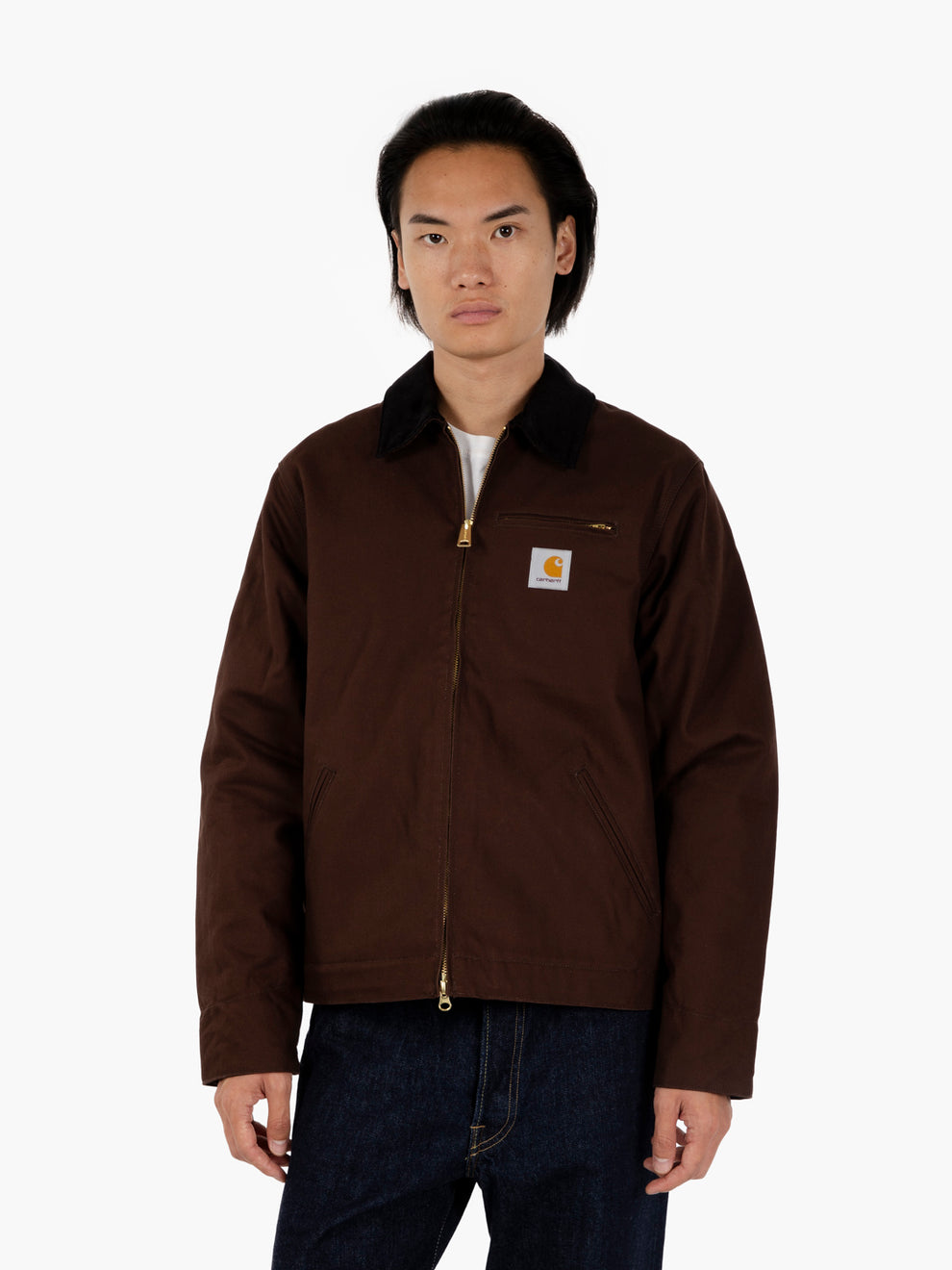 Detroit jacket black / tobacco
