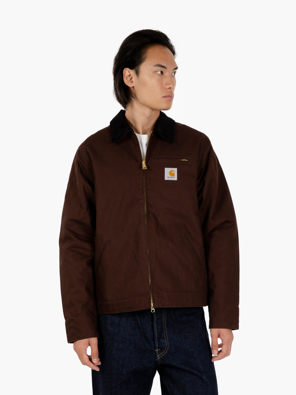 Detroit jacket black / tobacco