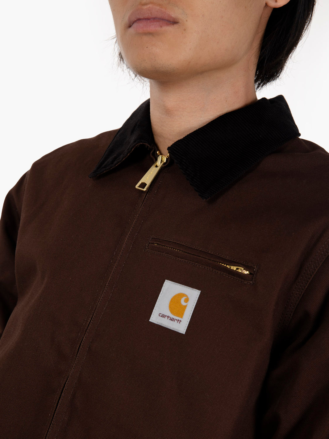 Detroit jacket black / tobacco