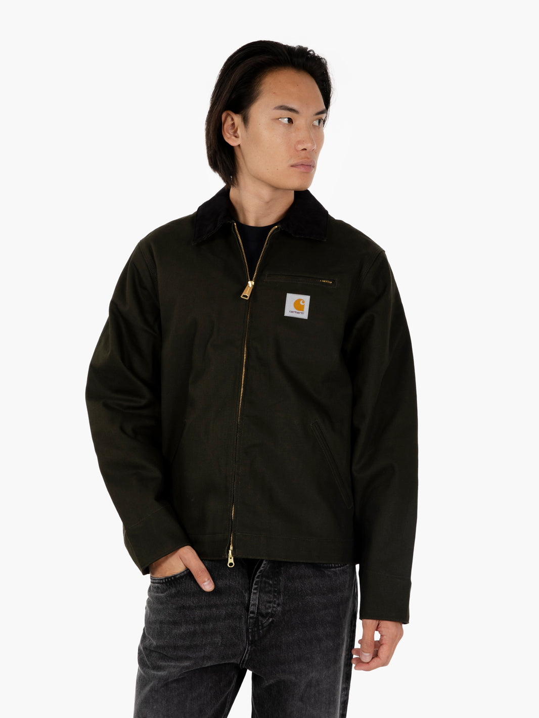 Detroit jacket olive / black