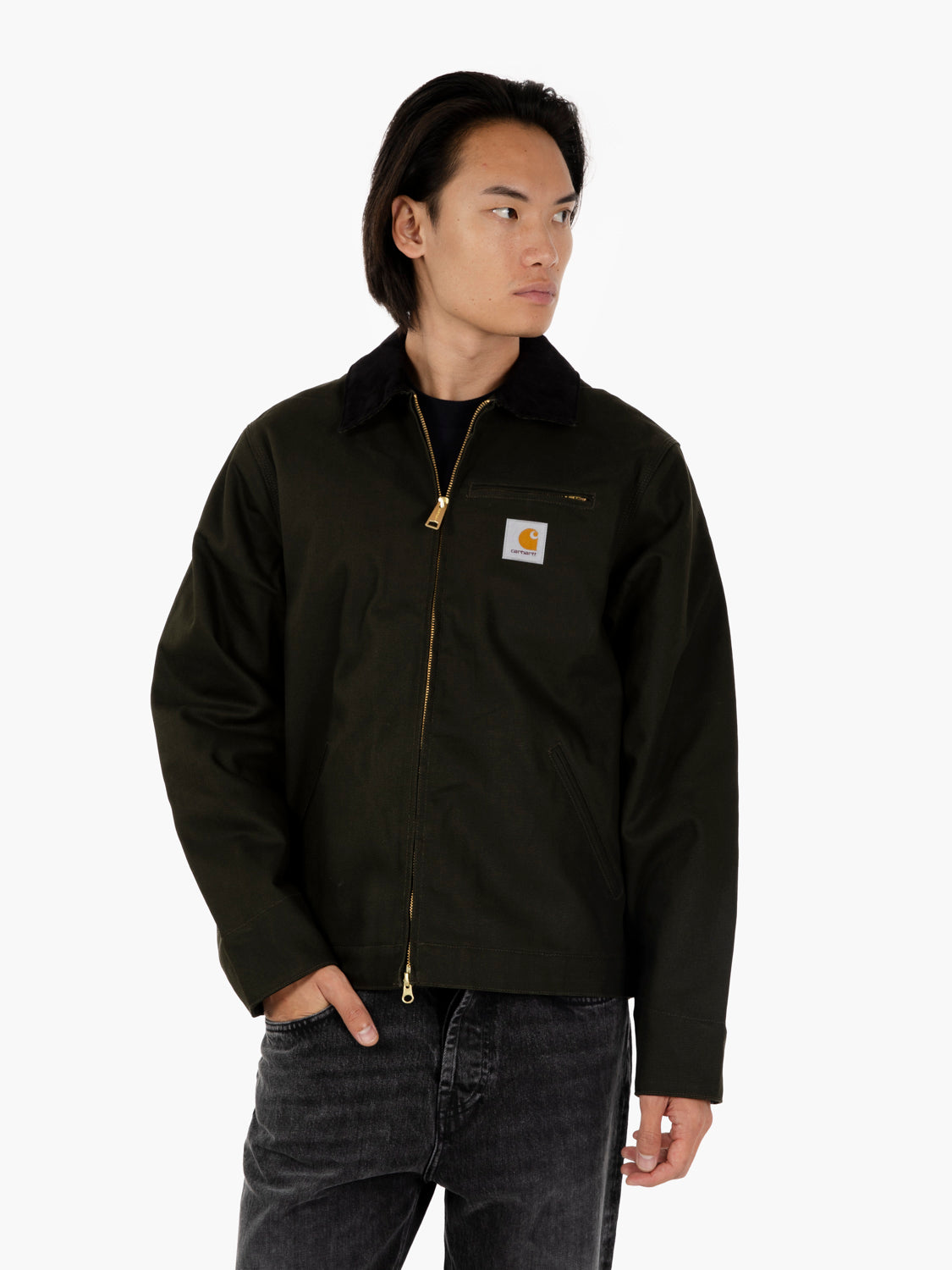 Detroit jacket olive / black