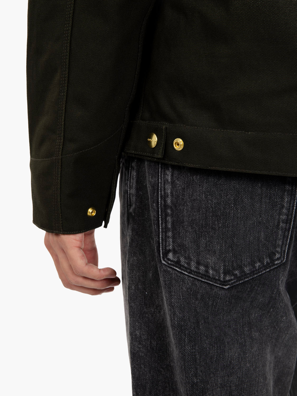 Detroit jacket olive / black