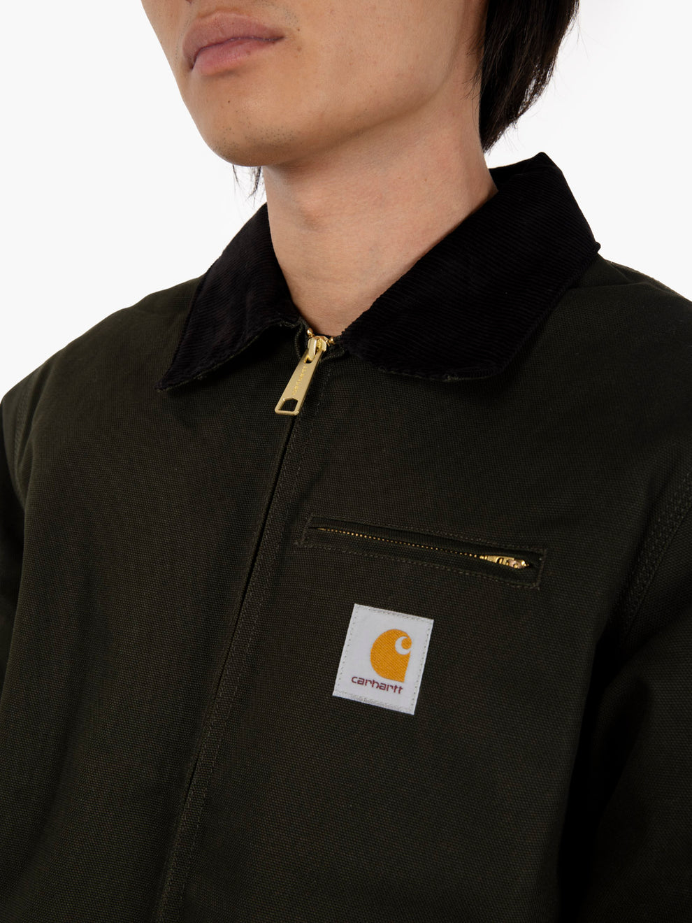 Detroit jacket olive / black