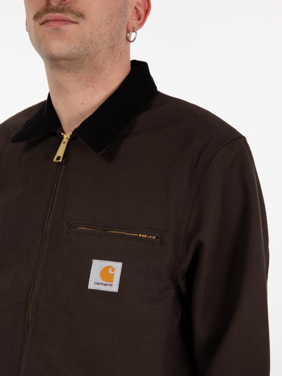 Detroit jacket tobacco / black 