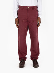 Carhartt WIP - Double knee pant malbec