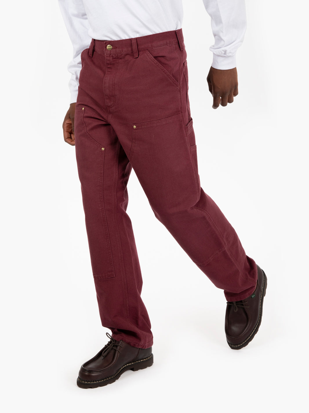 Double knee pant malbec