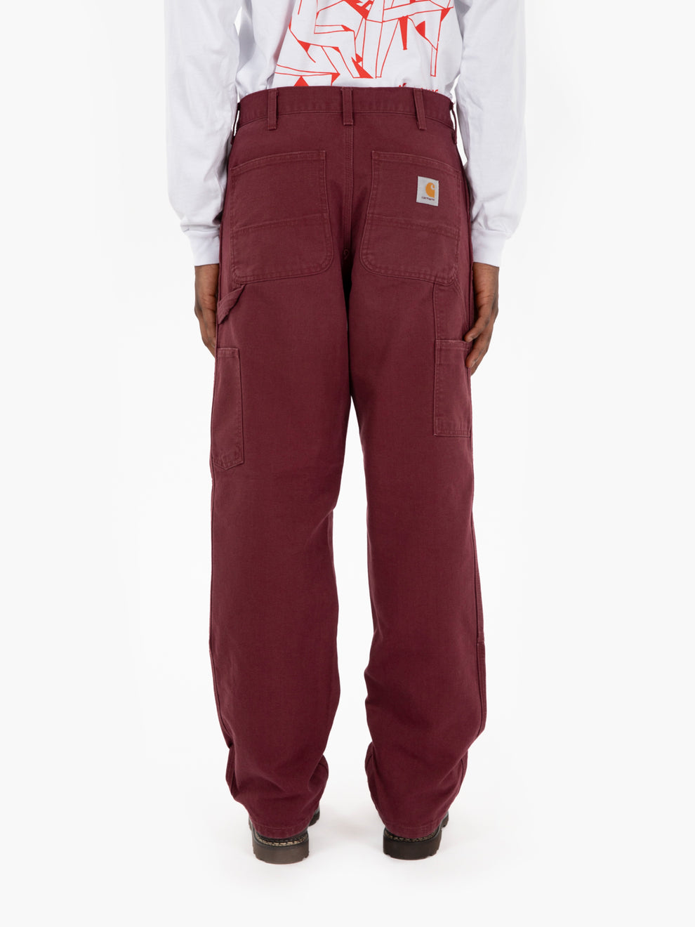 Double knee pant malbec