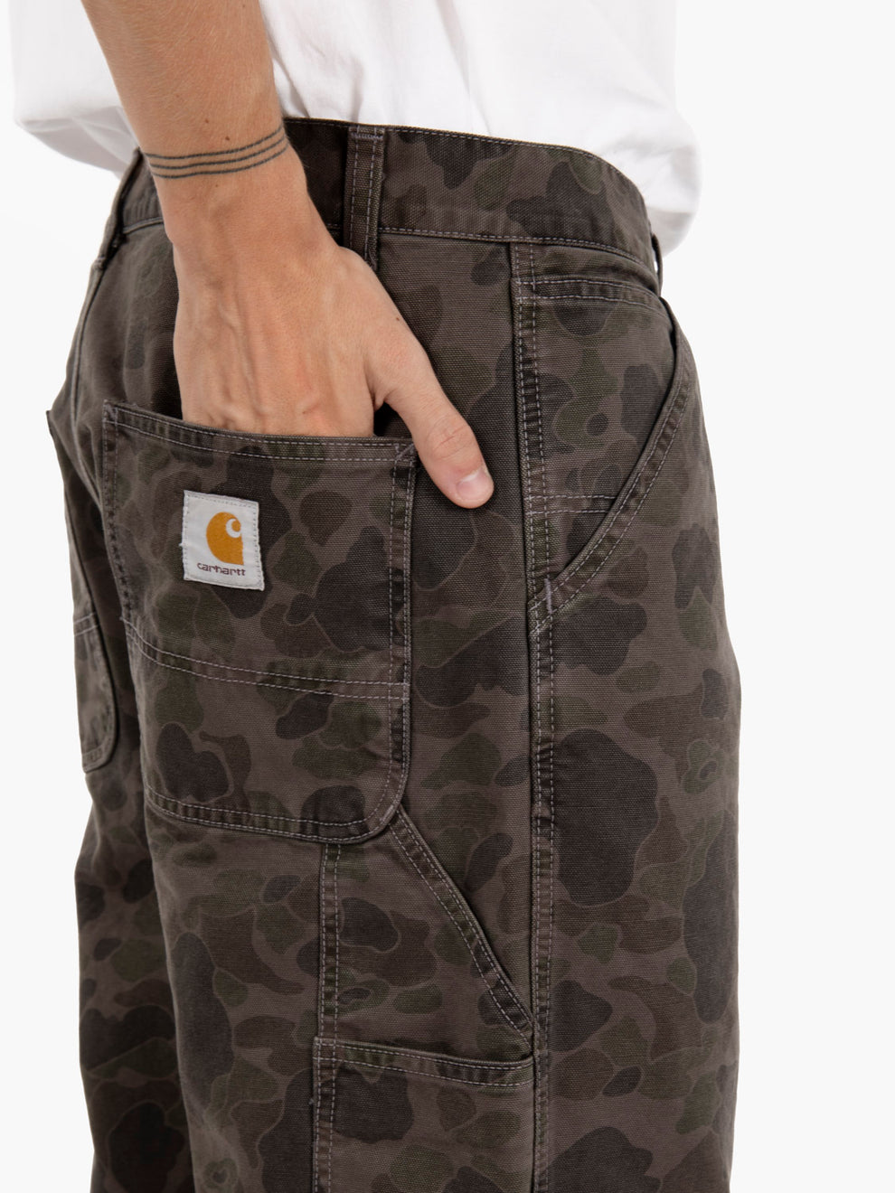 Duck Single Knee Pant camo duck / green / porphyry