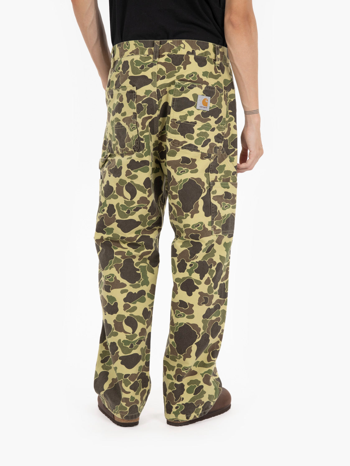 Duck Single Knee Pant camo duck / green stone washed
