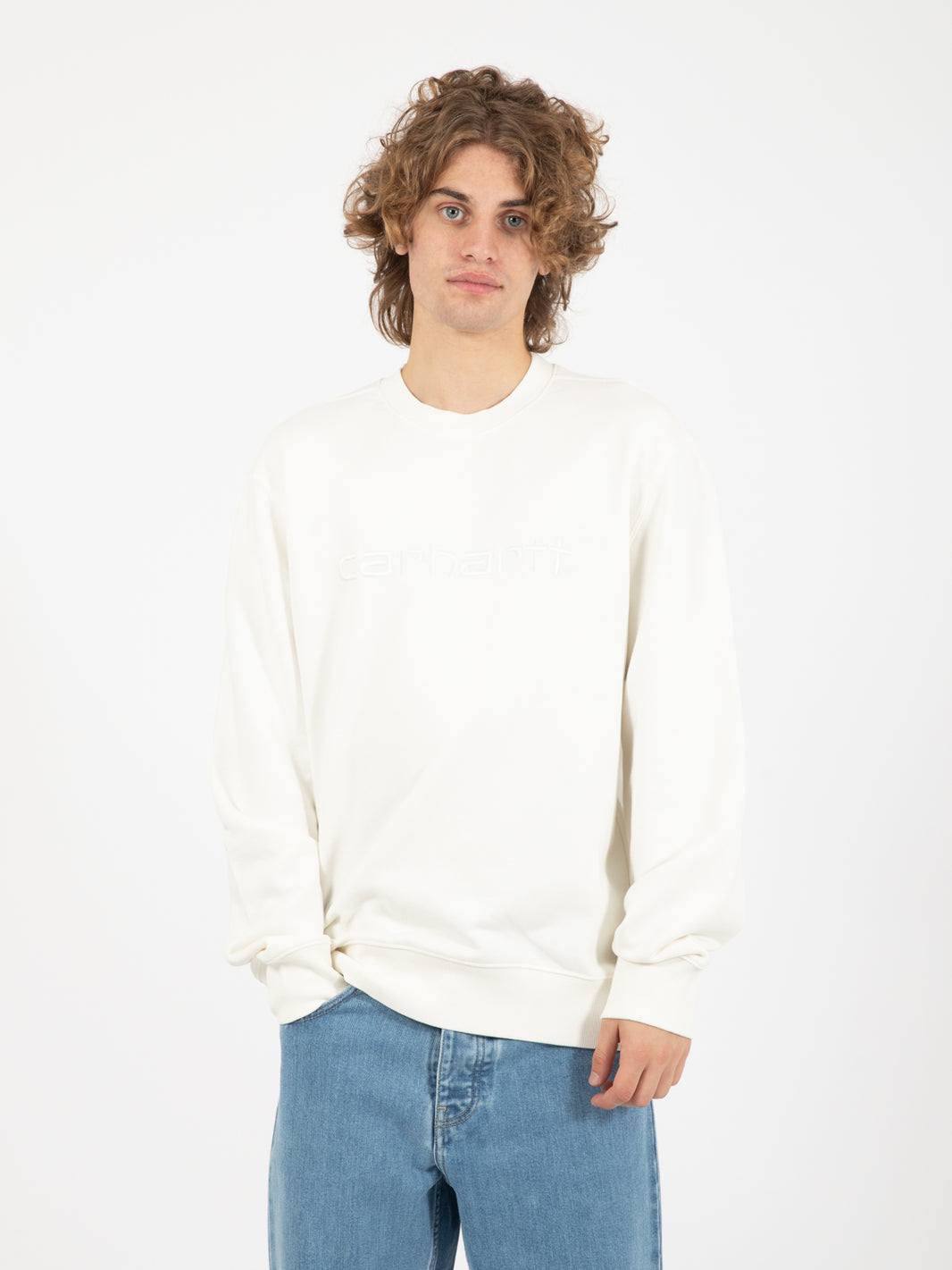 Duster sweat wax garment dyed 