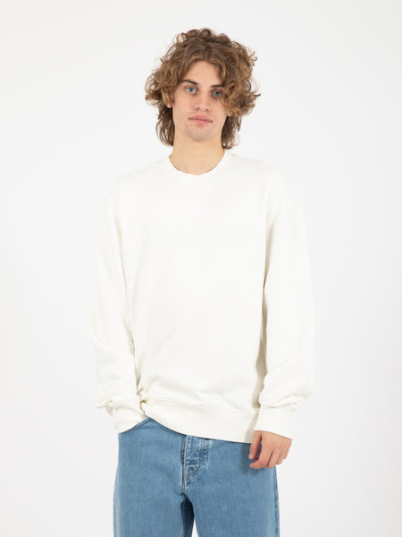 Duster sweat wax garment dyed