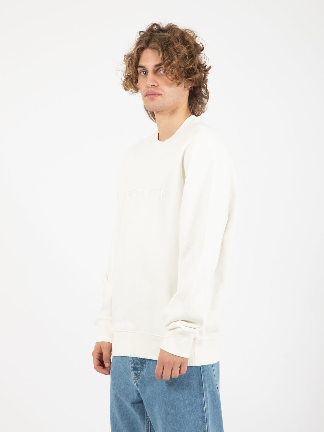Duster sweat wax garment dyed 