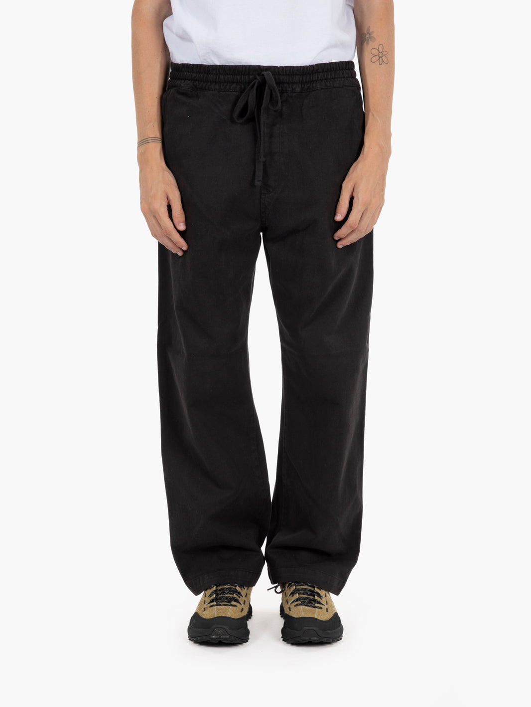Floyde pant black garment dyed