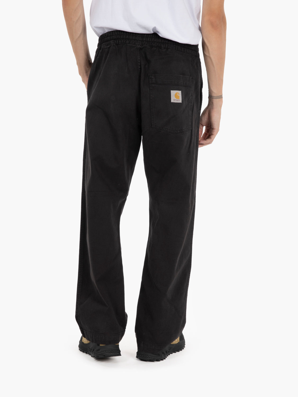 Floyde pant black garment dyed