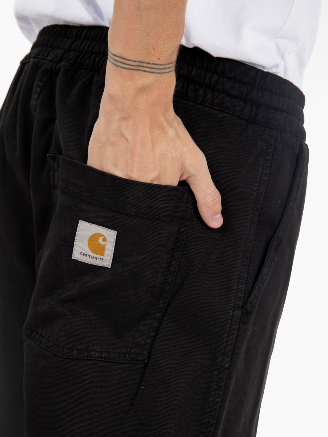 Floyde pant black garment dyed