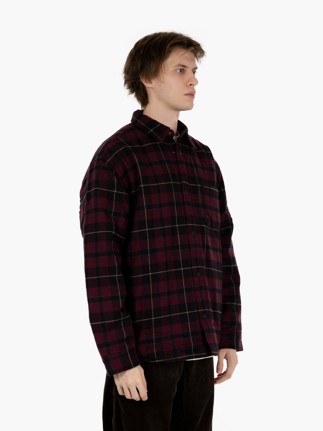 Gargan Shirt Jac check dark fir